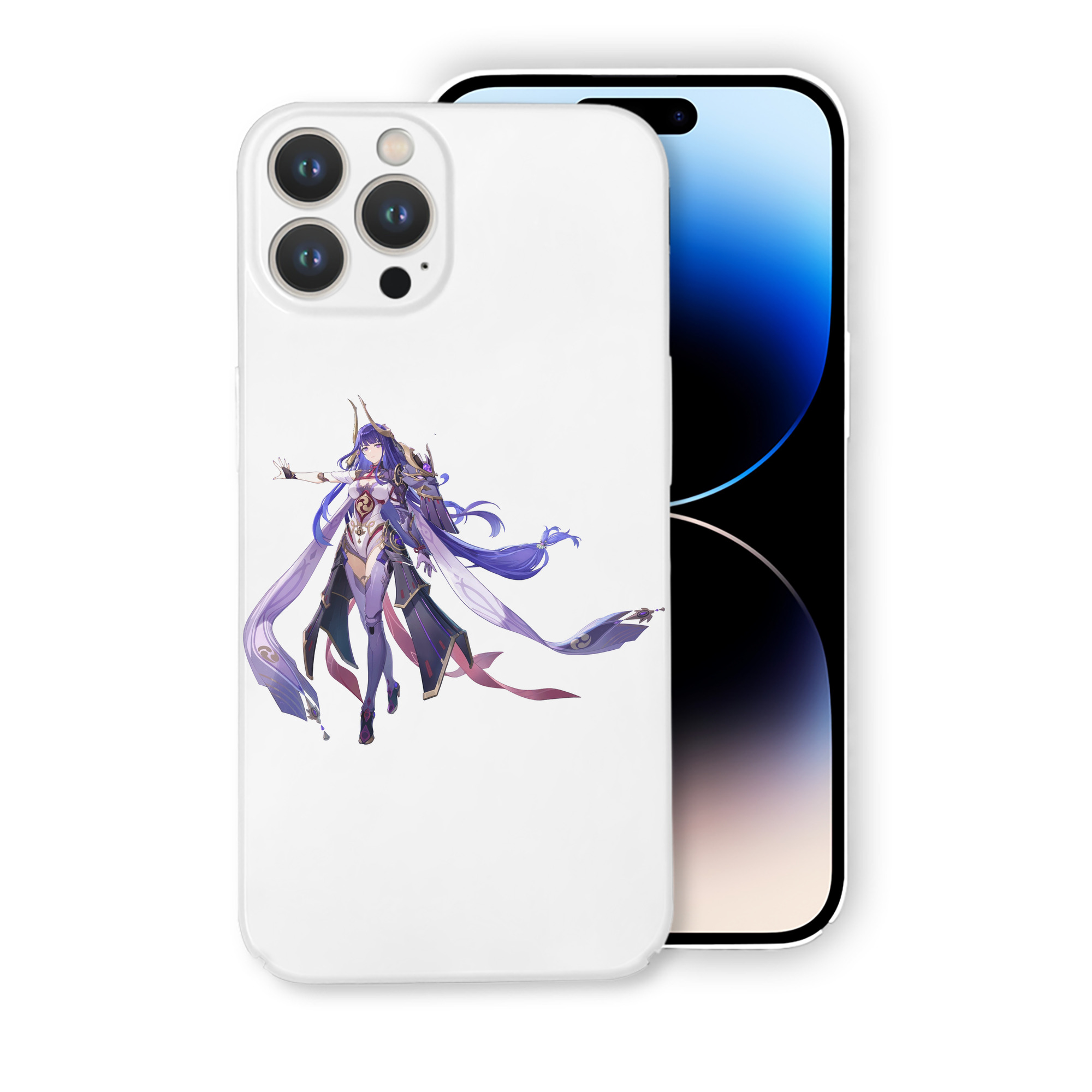 げんし神 雷電将軍 らいでんしょうぐん genshin Raiden Shogun 【iPhone 14シリーズ対応】ハードケース